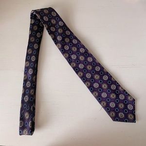 Joseph A. Bank signature collection mens purple monogrammed tie